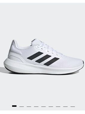 adidas RUNFALCON 3.0 Cloudfoam Running Shoes | White/Black | Women’s 9.5